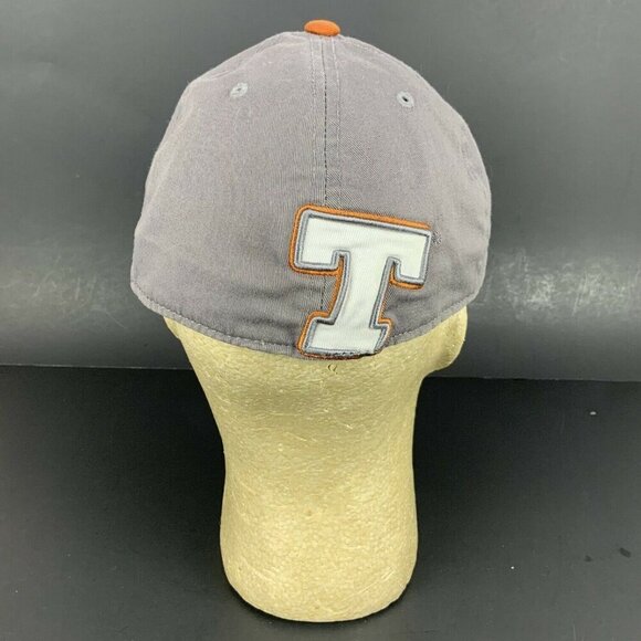 Texas Longhorns UT Adjustable Hat Cap M/L Orange Gray Embroidered Logo - Picture 3 of 7